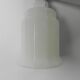 Art Deco wall light in porcelain with opaline shade, 1930s.