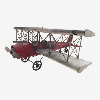 Metal model fighter plane biplane ww1 english french u.s.a.