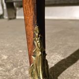 Louis XV style flat desk in marquetry - 20th century work