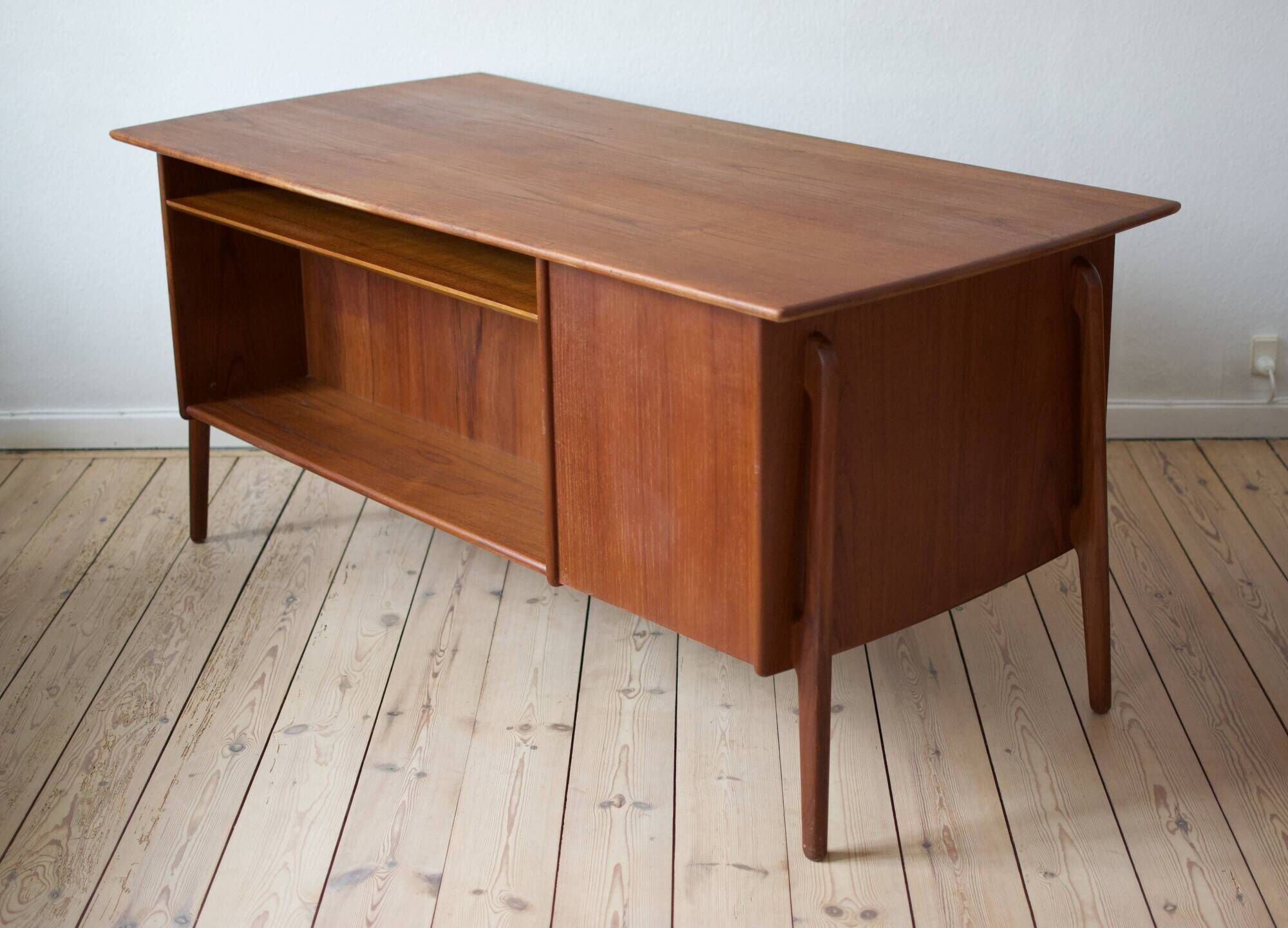 Danish executive teak desk, Svend Aage Madsen, 1960s