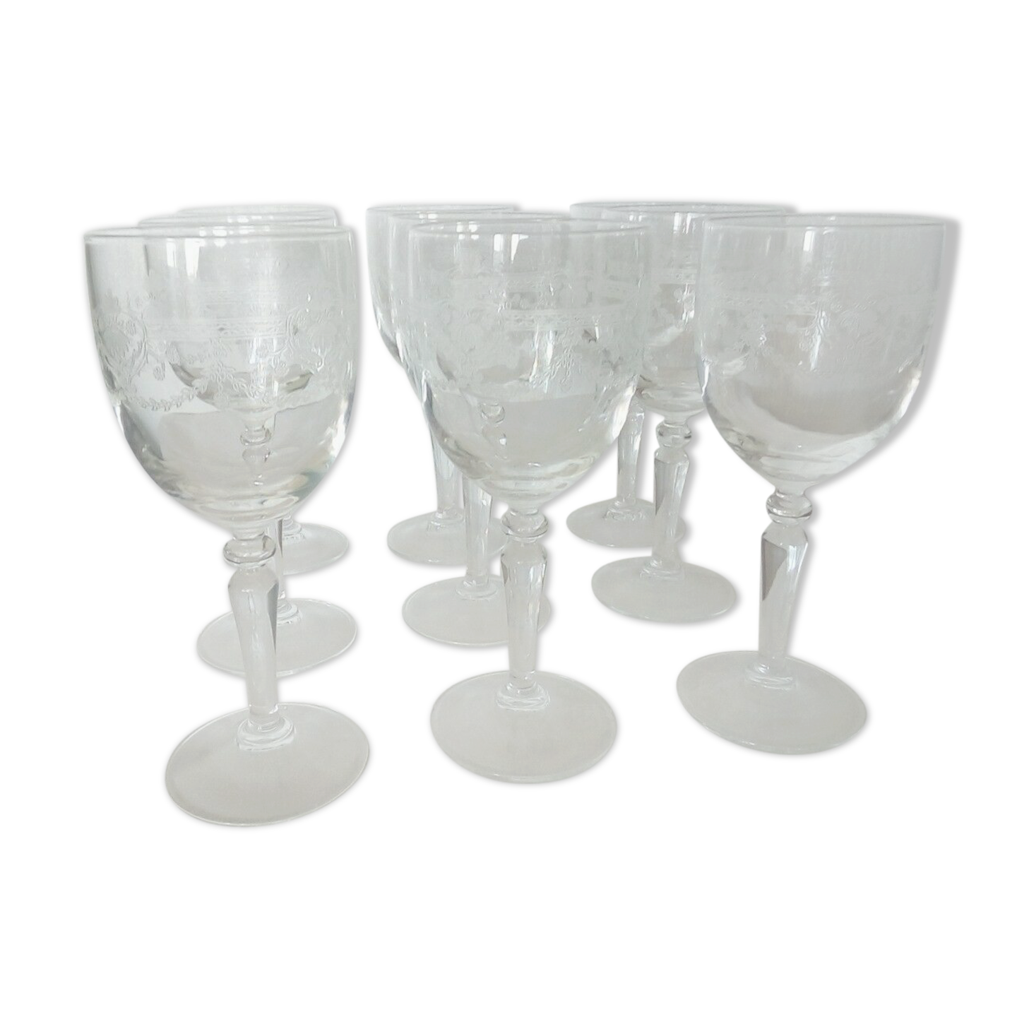 Verres à vin en cristal d'Arques