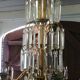 Lustre en laiton et pampilles