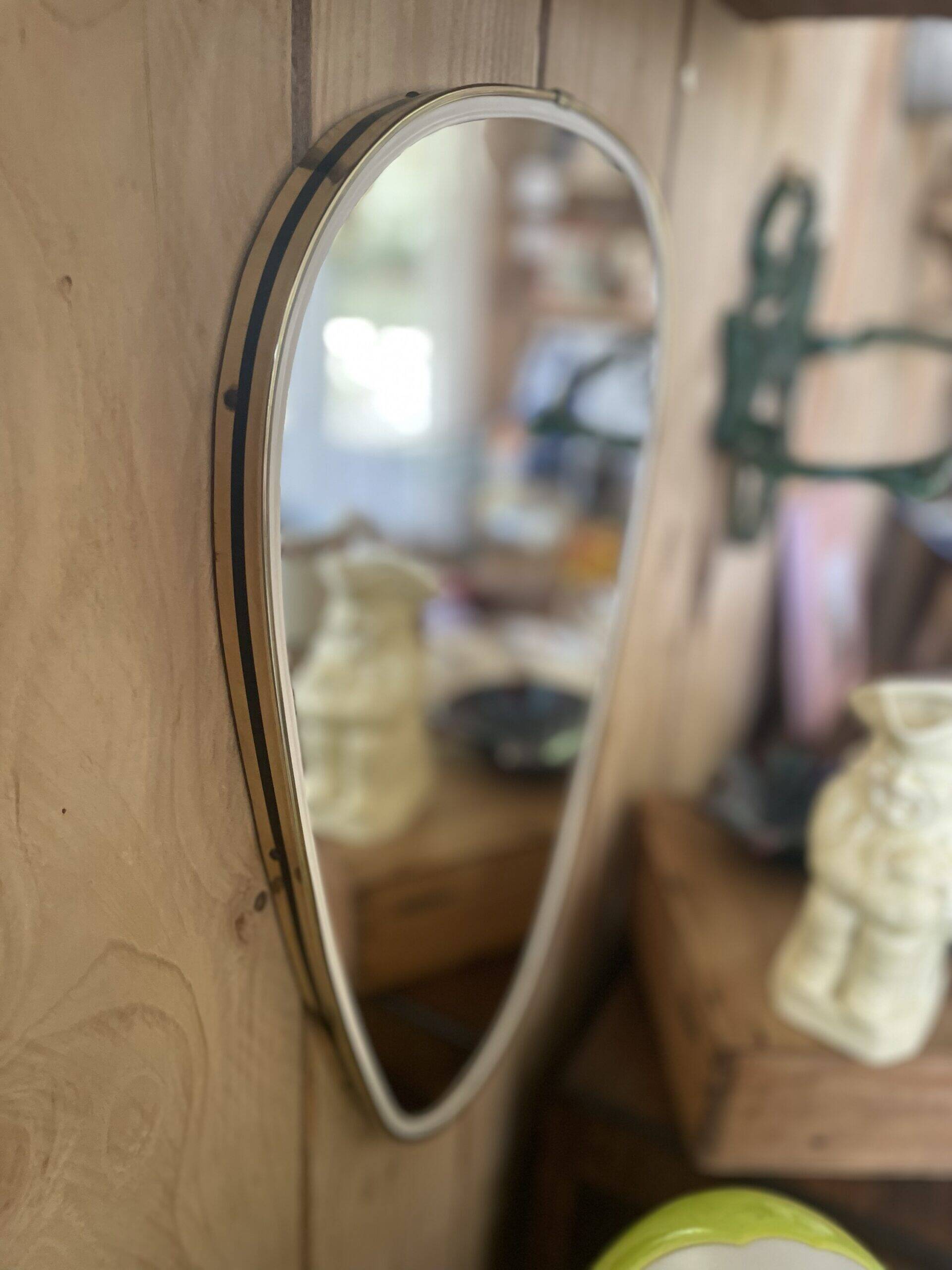 1950s rear-view mirror