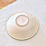 Large salad bowl / fruit bowl in hand-painted sunflower slip