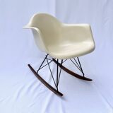 ROCKING CHAIR PARCHEMENT, EAMES, HERMAN MILLER 1970