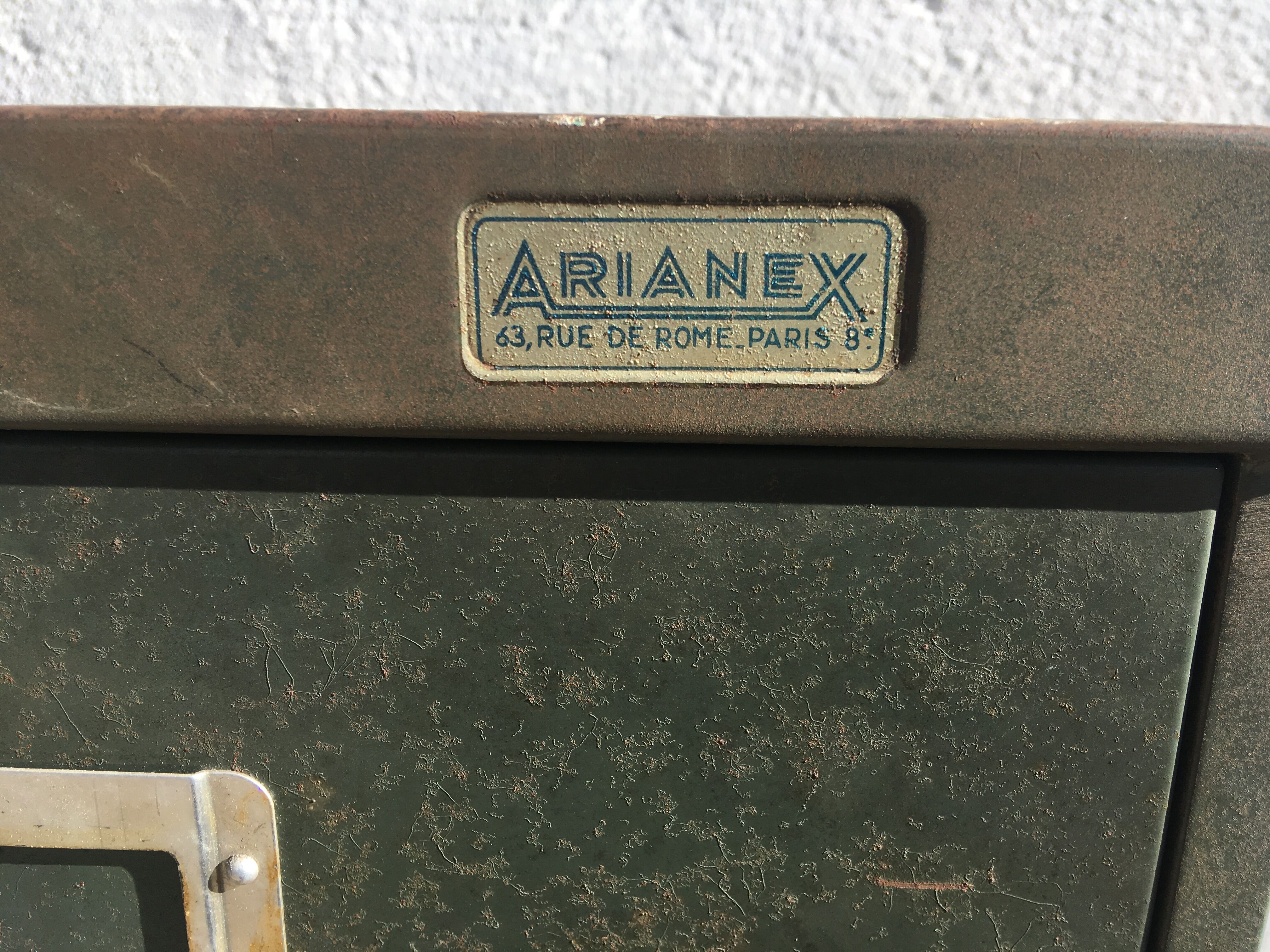 4 drawers of the 50s/60s Arianex metal furniture