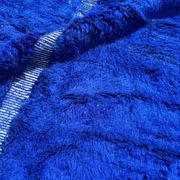 Handmade Moroccan rug blue 210x300 cm – | Geometric rug with checkerboard pattern | Boho vintage interior decoration