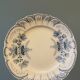 Set of 2 small plates XIXth Iron Earth Regency collection