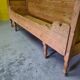Antique Swedish Pine Kitchen Bench. Second half 19th century,
