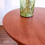 Wooden coffee table / Round side table