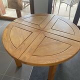 Table en bois d’orme Maison Regain
