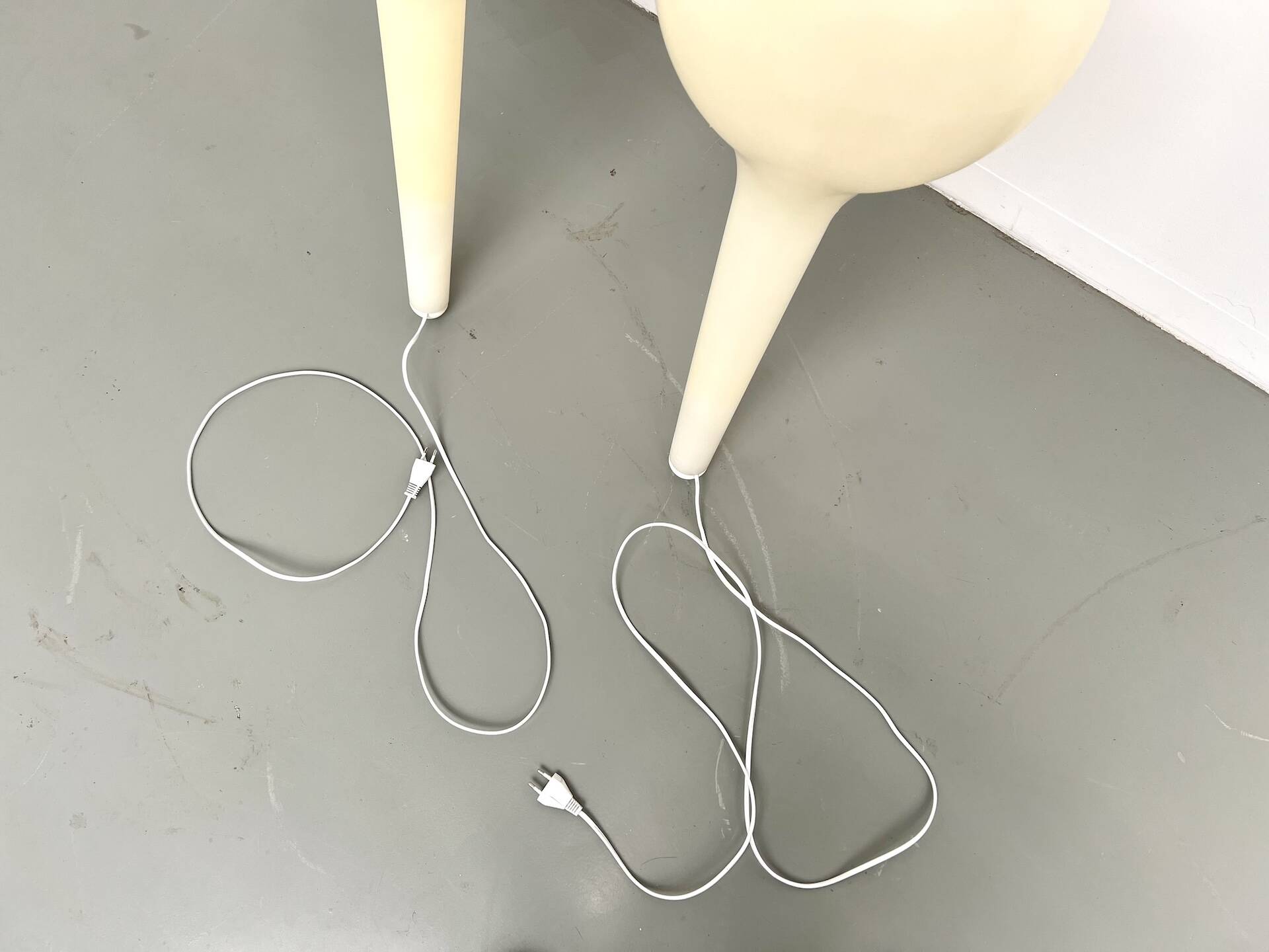 Pair of Michael Young Sticklight Lamps