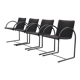 Chaises de salle à manger postmodernes Cirkel Metaform années 1980