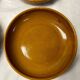 Set of 4 glazed stoneware bowls or plates