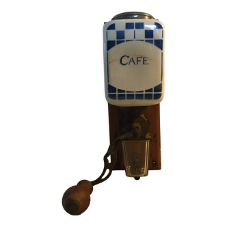 Wall-mounted coffee grinder earthenware of Noisy le Roi