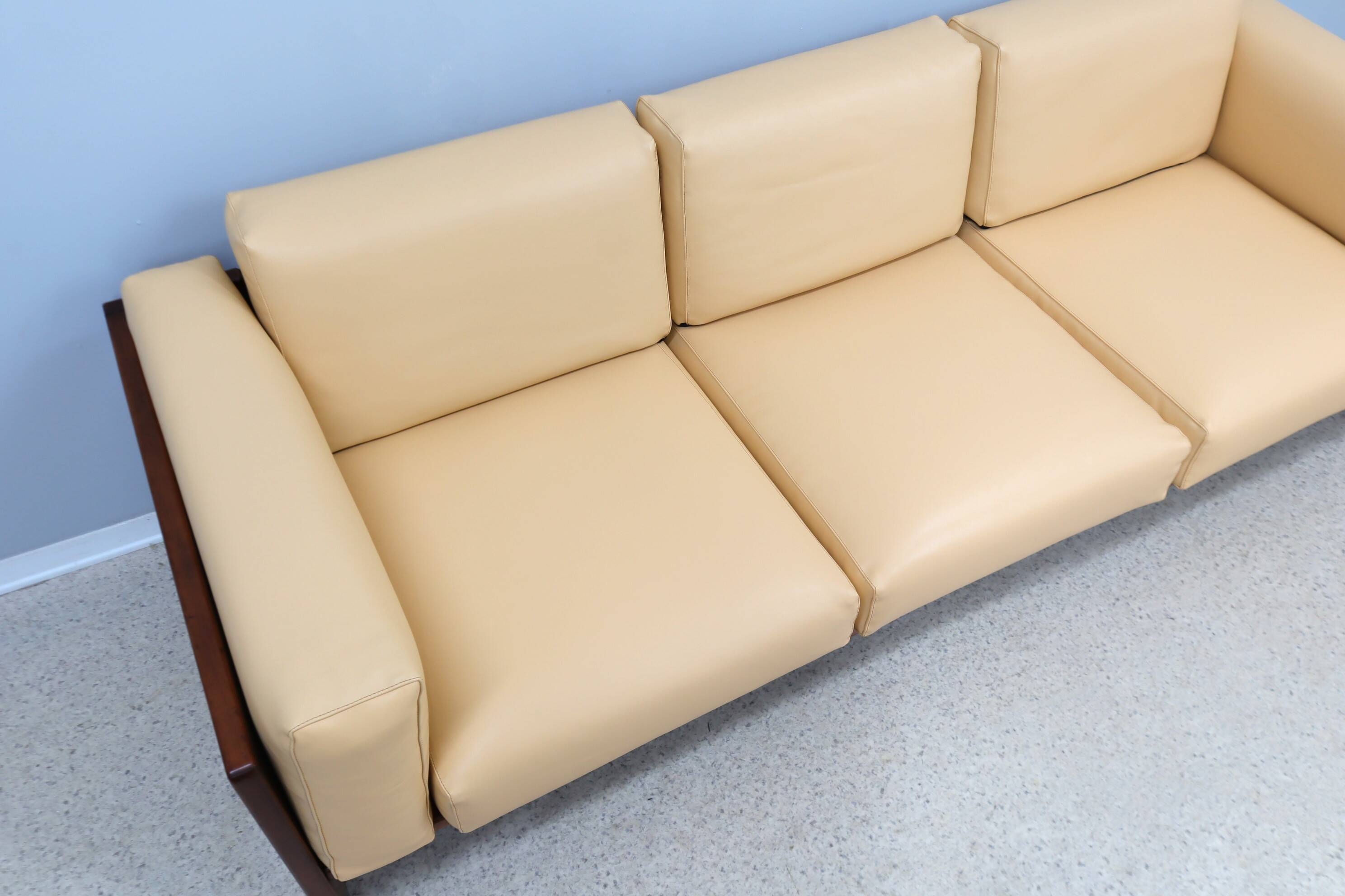 Afra & Tobia Scarpa Bastiano leather sofà GAVINA 1960s
