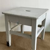 Old workshop stool, running board