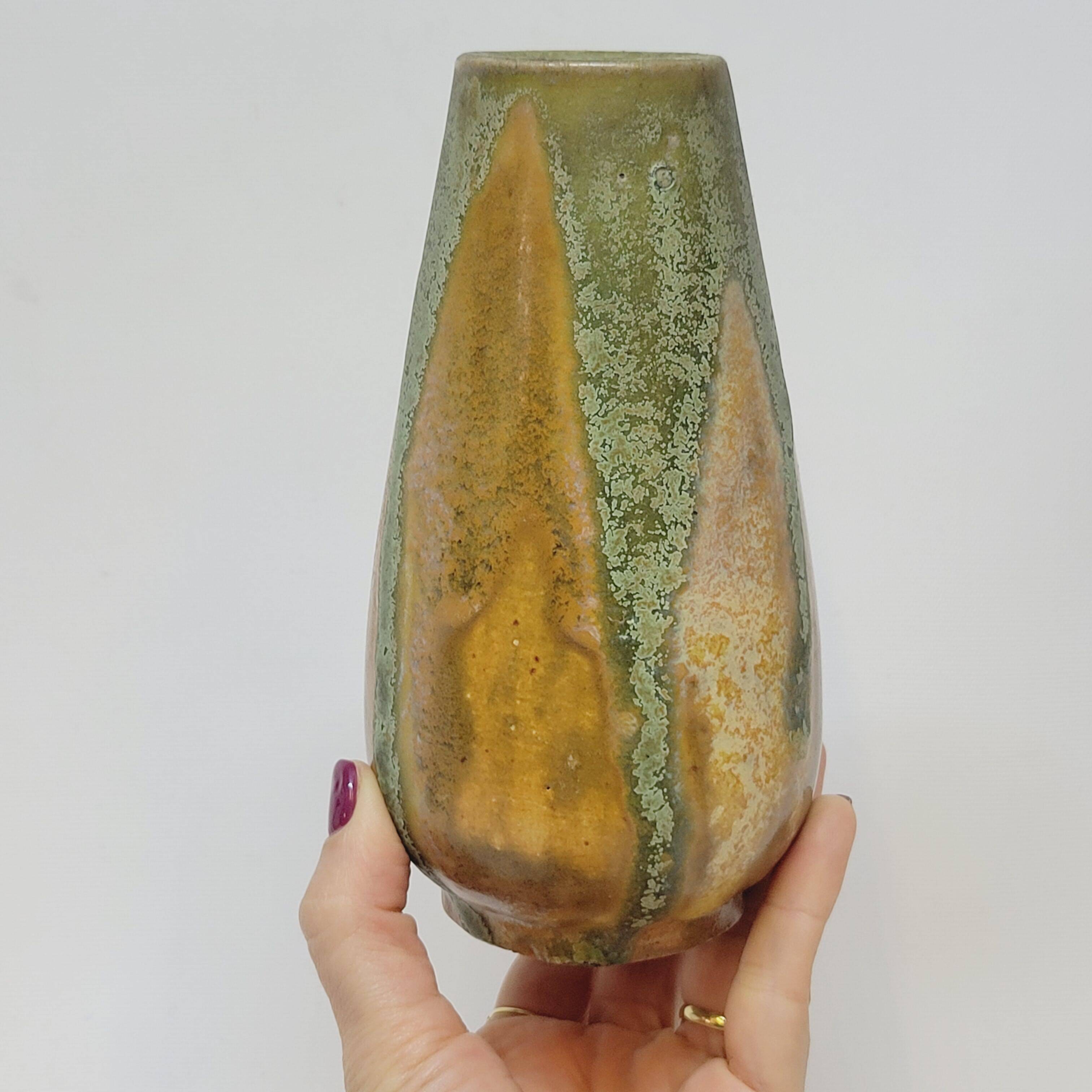 Enameled Stoneware Vase L'artisan L Artisan Pratique Art Nouveau Style Denbac