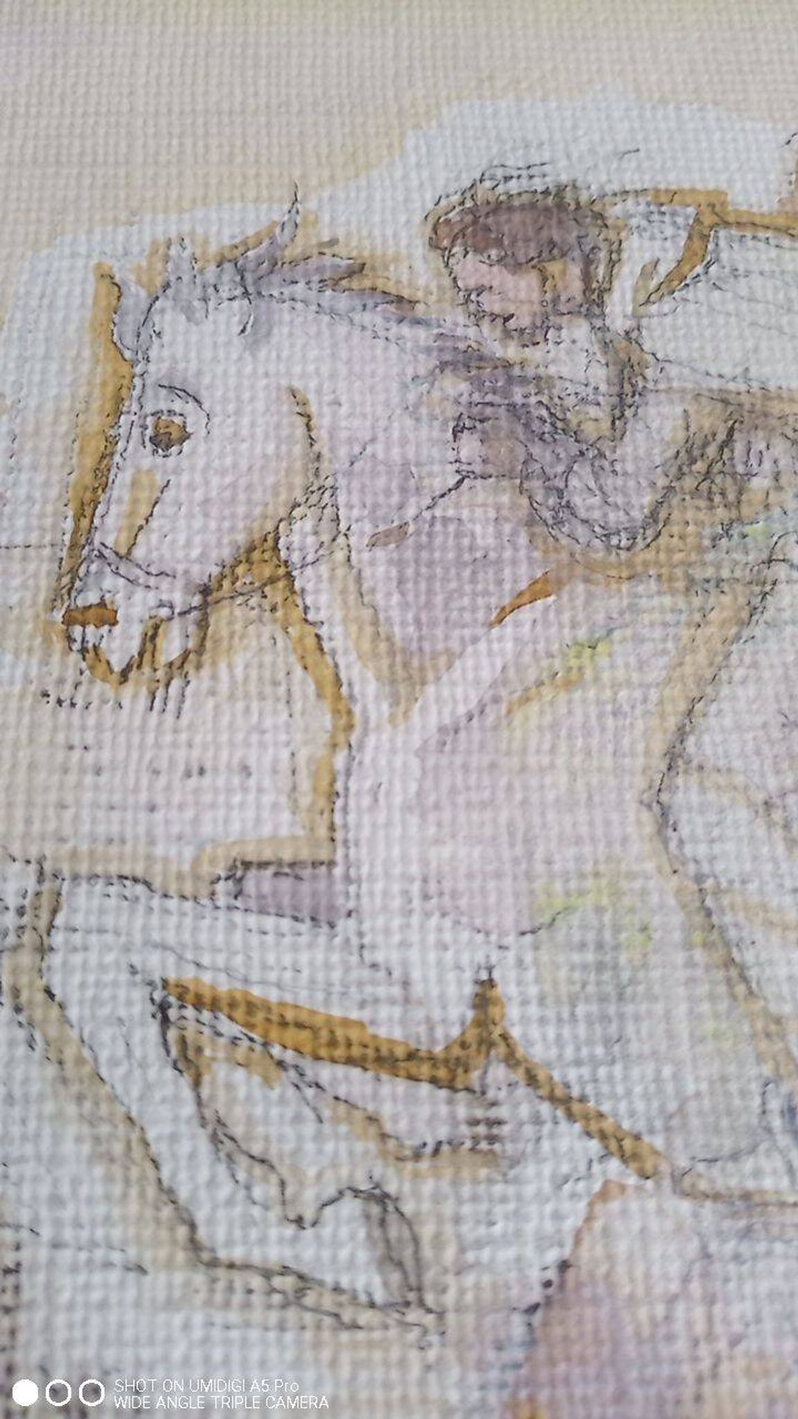 Luc Barbier (1903-1989) aquarelle - 62,5 x 48 cm
