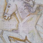 Luc Barbier (1903-1989) aquarelle - 62,5 x 48 cm