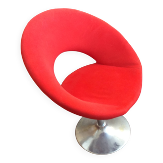 Siège rouge vintage 70's