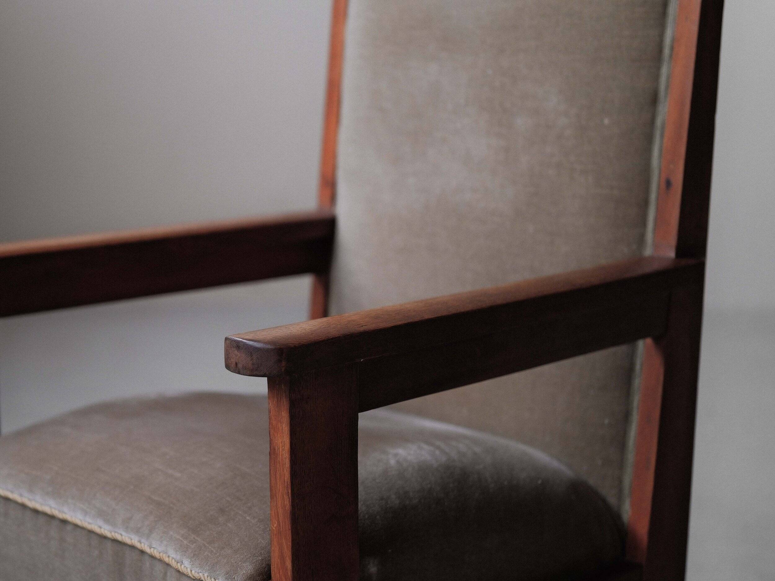 Pair of Art Deco armchairs – Amsterdam School, circa 1930