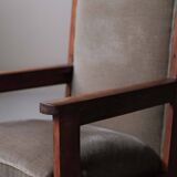 Pair of Art Deco armchairs – Amsterdam School, circa 1930