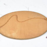 Art Deco oval mirror 55x31cm