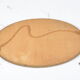 Miroir ovale art déco 55x31cm