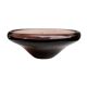 Ashtray decorative bowl designed by M. Klinger Železný Brod Sklo Czech 1960