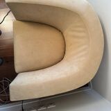 Ligne Roset convertible in real Alcantra