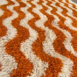 Traditional handmade Beni Ouraine rug, size 140 x 260 cm