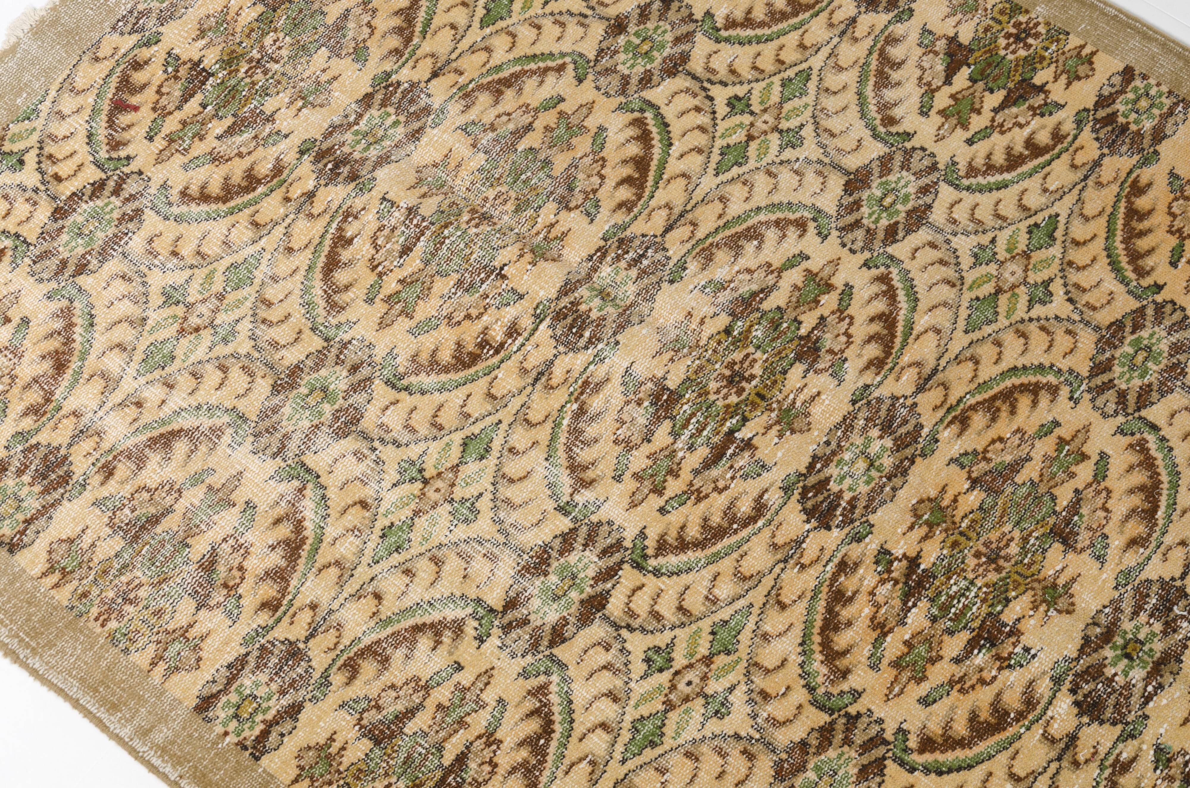 Vintage Floor Handmade Turkish Rug sku1062