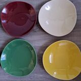 8 Vintage plates, 60s/70s
