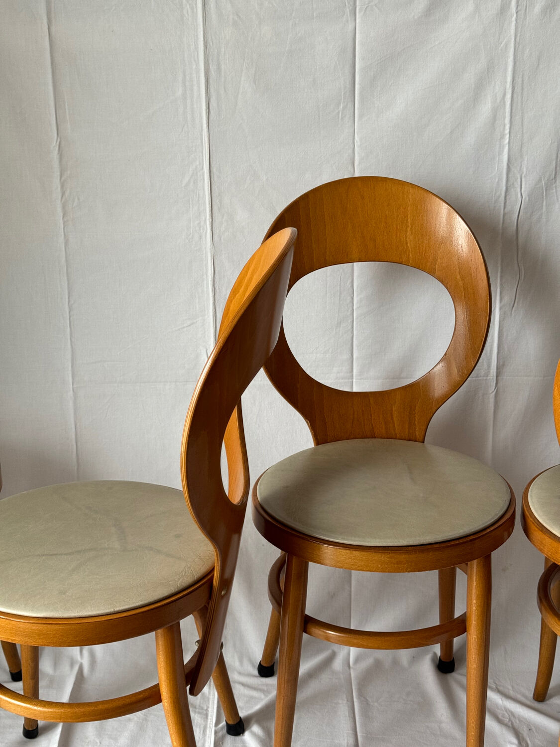 Ensemble de 4 chaises mouette Baumann