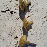 Old brass door handles