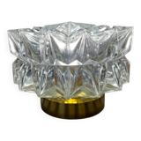 Lampe à poser en verre vintage