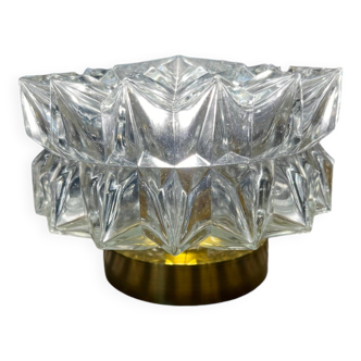 Vintage glass table lamp