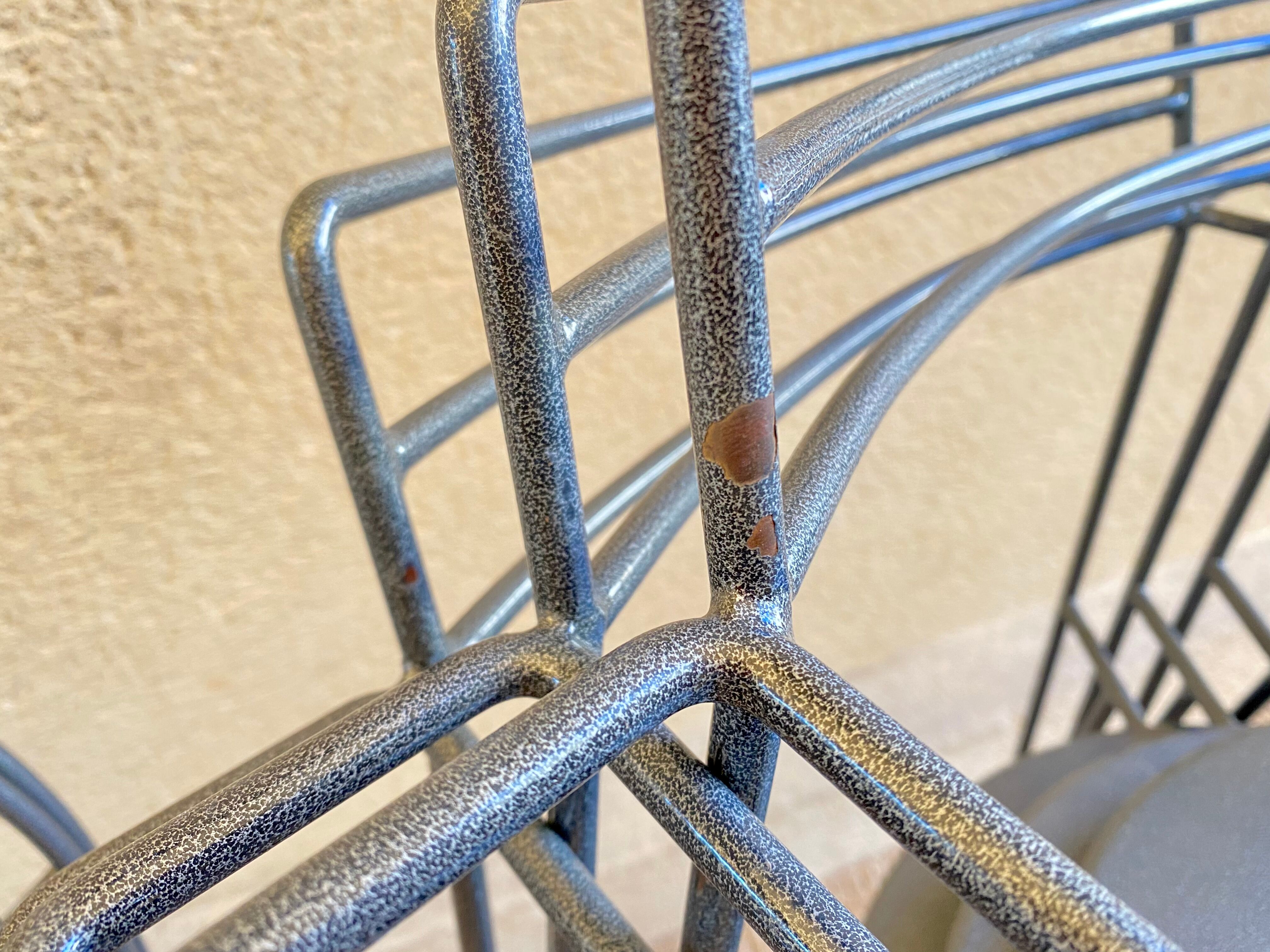 Armchairs Lune d'argent design Pascal Mourgue edition Fermob