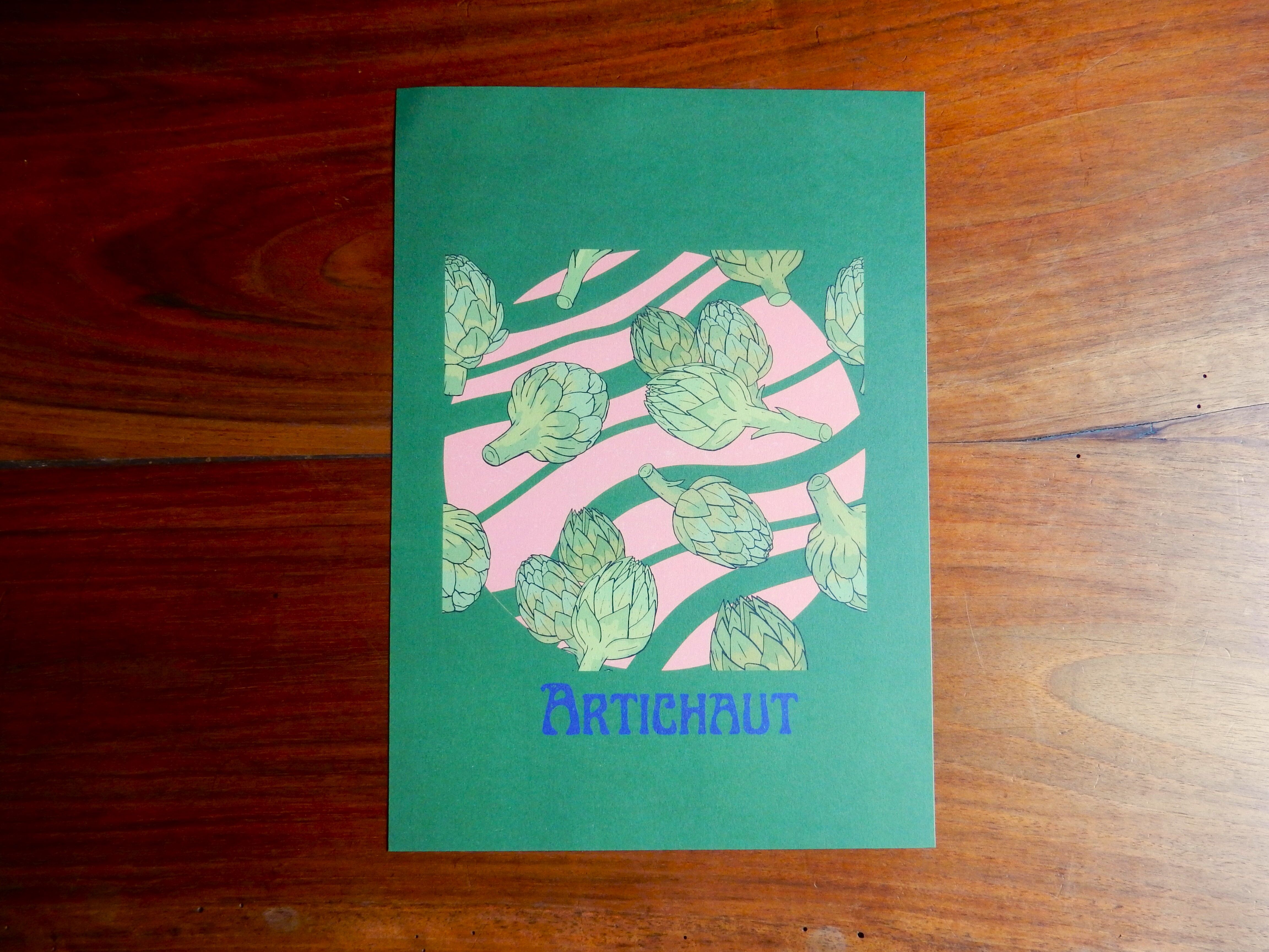 Contemporary Artichoke poster