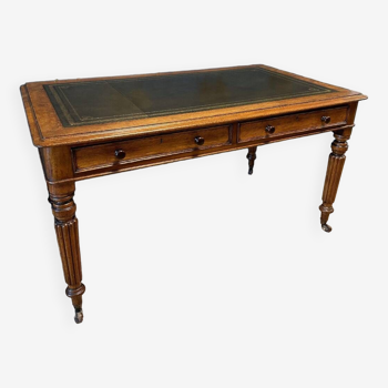 Antique oak writing table