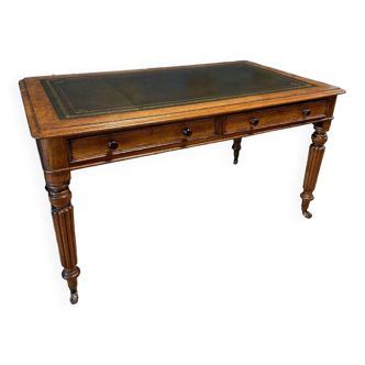 Antique oak writing table