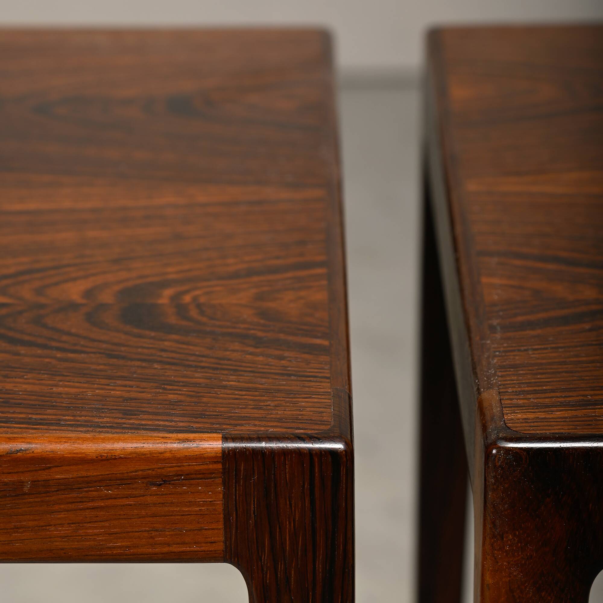 Kurt Østervig Rosewood Nesting Tables Model 223 for Jason Møbler, Denmark