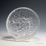 Frosted glass bowl 'Lunaria' by Tapio Wirkkala for Iittala 1972