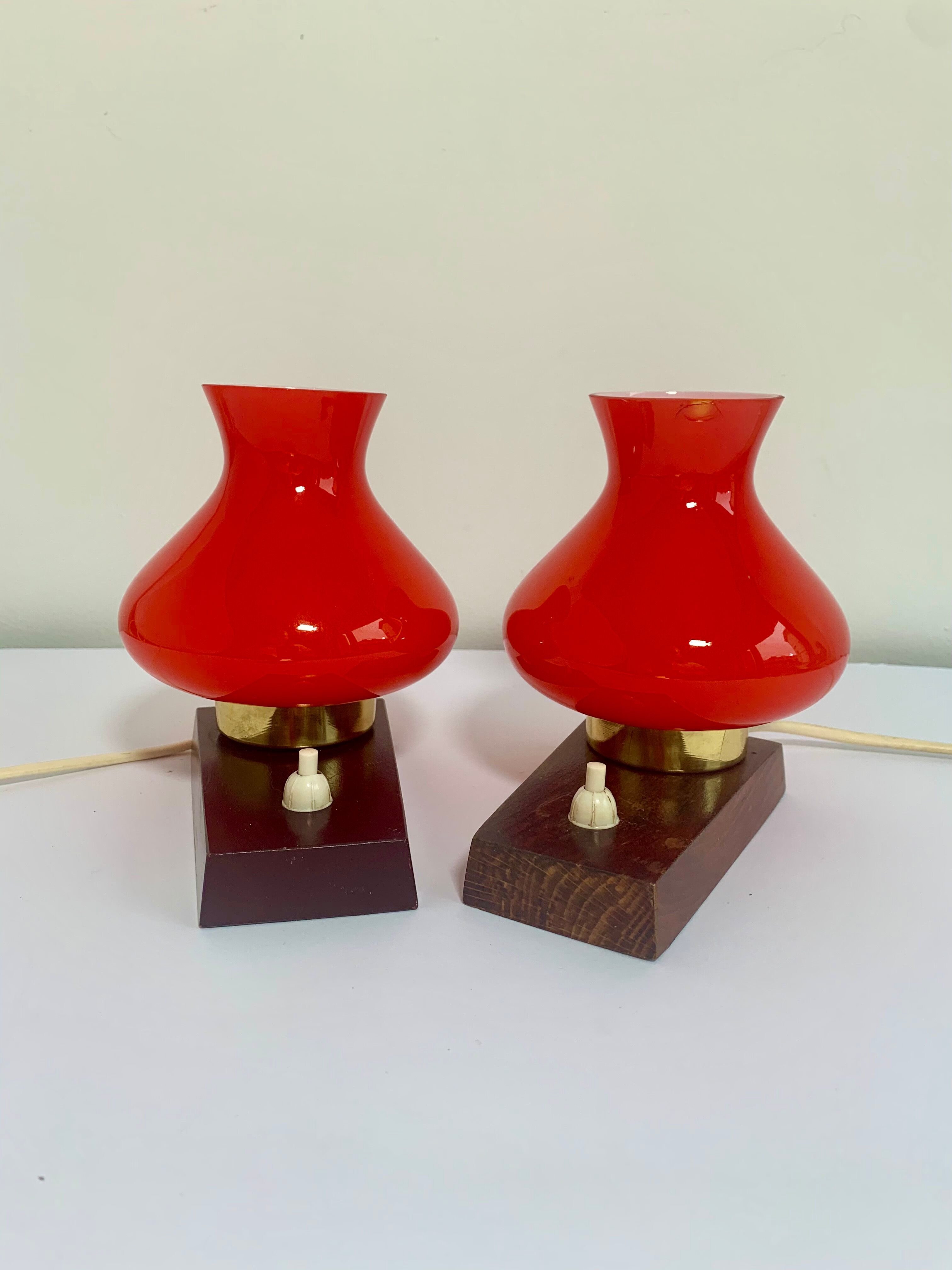 Pair of bedside lamps, Germany, 1960s