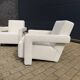 2x Cassina Utrecht chair in beige bouclé, Gerrit Rietveld. In NEW CONDITION!!
