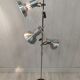 Floor lamp 3 spots vintage 70s chrome