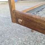 Single bed, Scandinavian teak daybed with compass feet, 1960s