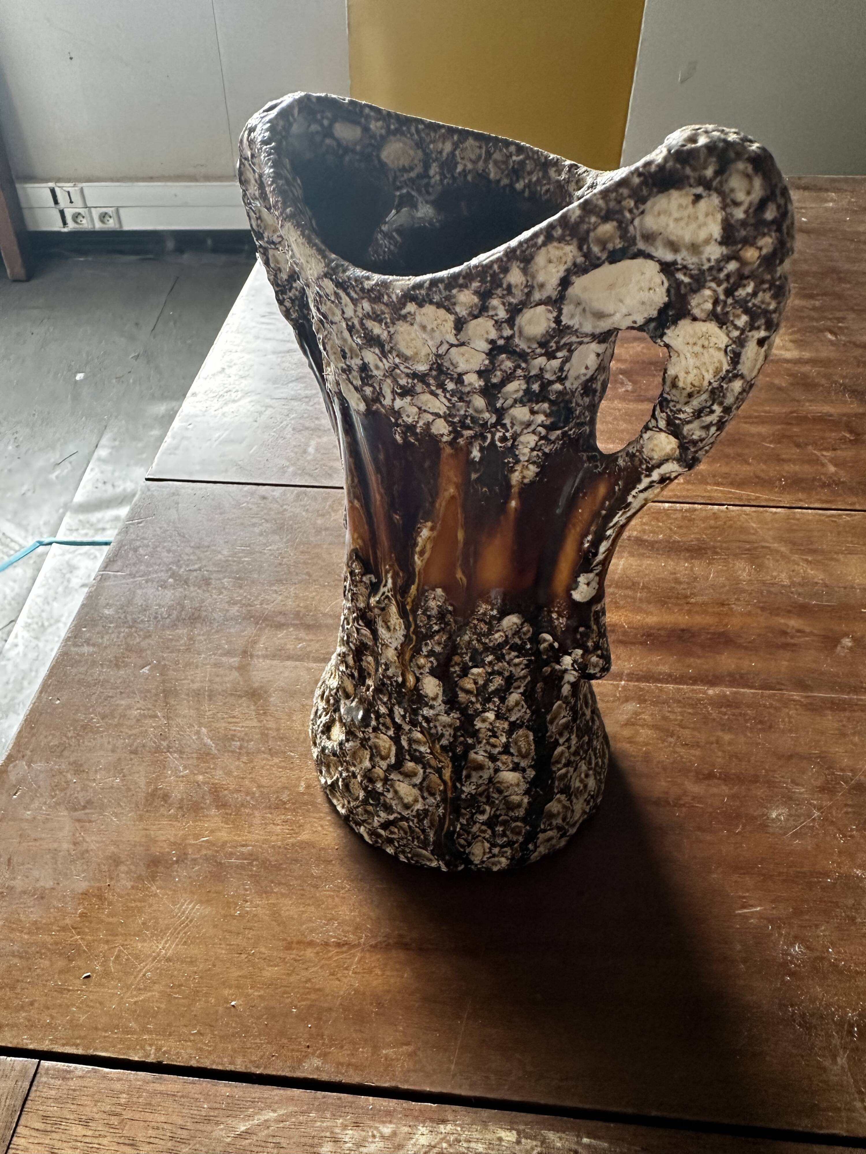 Fat Lava Vallauris vase H 24 cm
