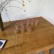 Set of 12 graphic glasses 1970